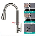 Grifo de Cocina Extraíble de Acero Inoxidable | Monomando