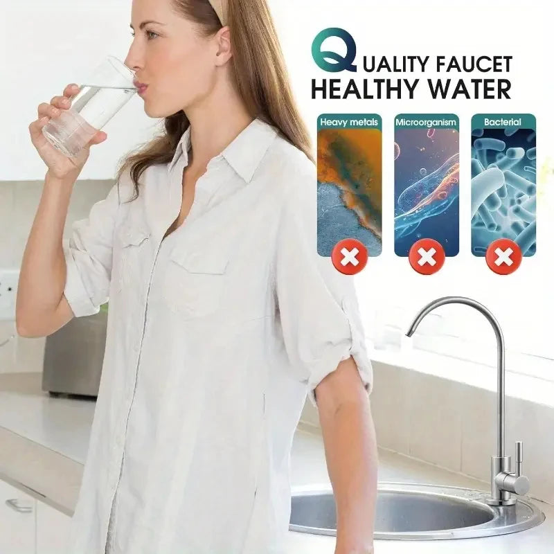 Grifo para Agua Filtrada de Acero Inoxidable 304 | Cocina