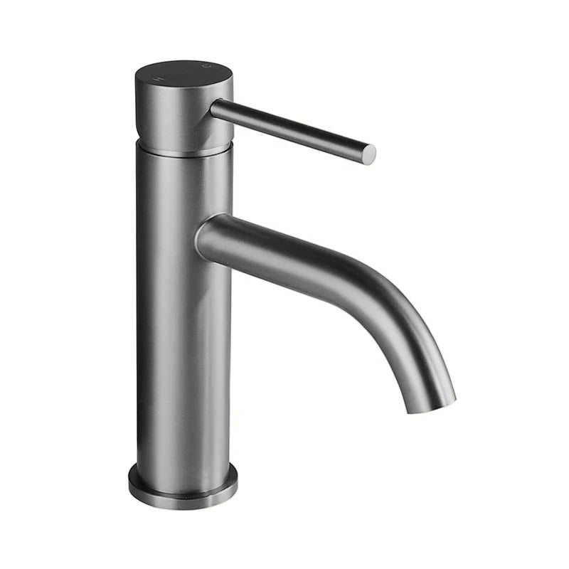 Grifo de Lavabo en Oro Rosa de Acero Inoxidable – Monomando para Baño, Agua Fría y Caliente