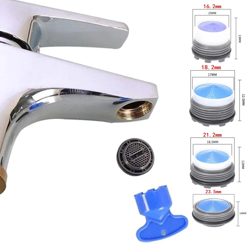 Aireador para Grifo de Cocina con Ahorro de Agua – Boquilla Difusora Antisalpicaduras