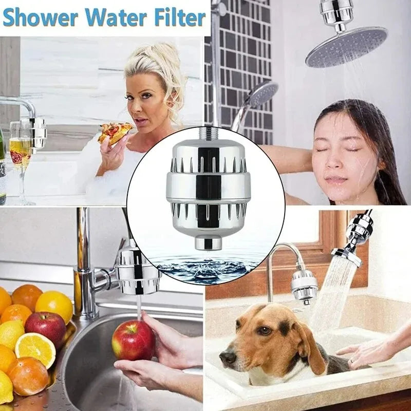 Filtro de Ducha de 20 Etapas Anticloro para Agua Purificada
