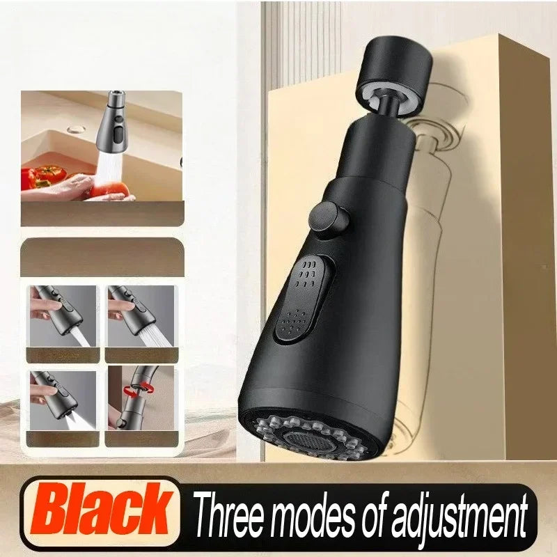 Extensor de Grifo Giratorio 360° con 3 Modos de Chorro