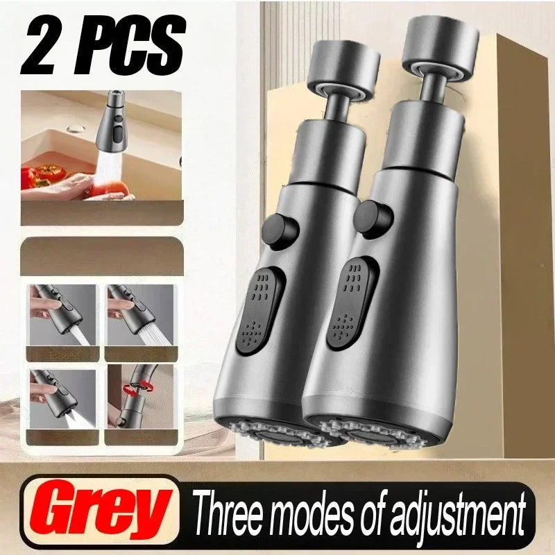 Extensor de Grifo Giratorio 360° con 3 Modos de Chorro