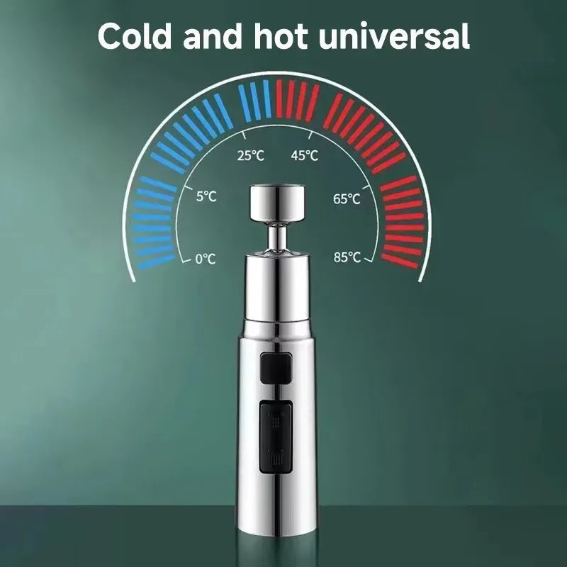 Extensor de Grifo Giratorio de 3 Modos para Ahorrar Agua