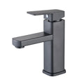 Grifo monomando para lavabo en negro o cromado con agua fría y caliente