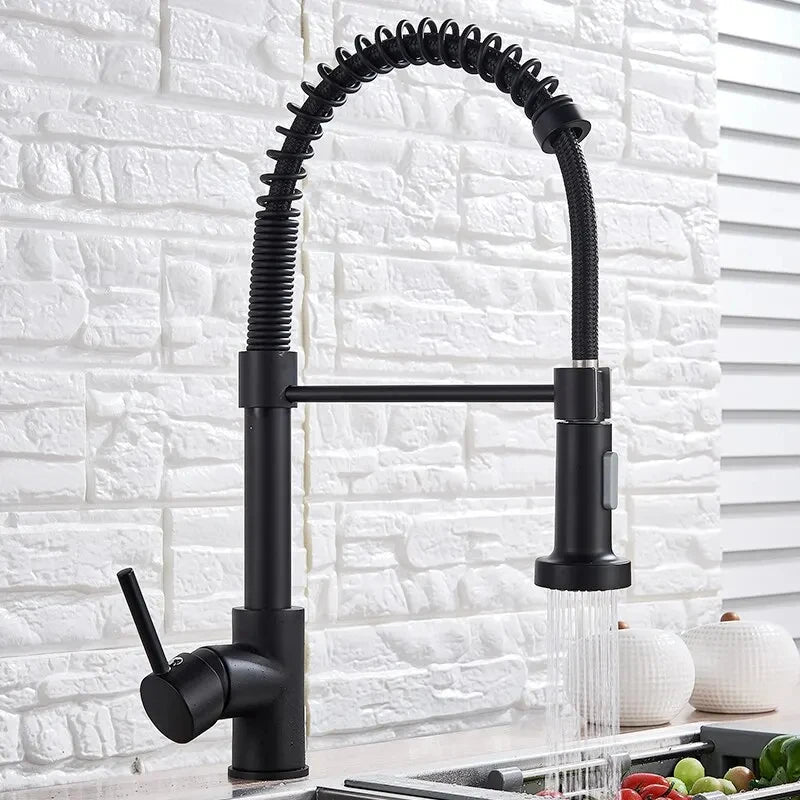 Grifo de Cocina con Muelle Flexible de Latón | Monomando