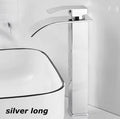 Grifo Cascada para Lavabo de Acero Inoxidable – Monomando Agua Fría y Caliente