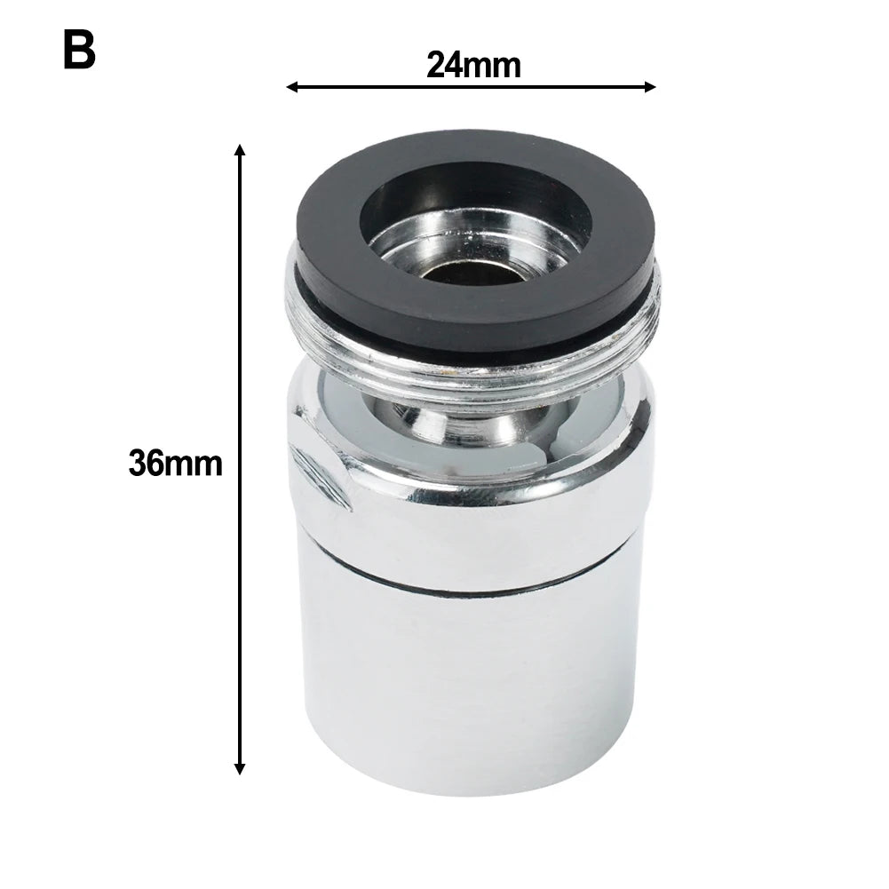 Aireador para Grifo de Cocina 360° con Pulverizador Giratorio – Ahorro de Agua Antisalpicaduras