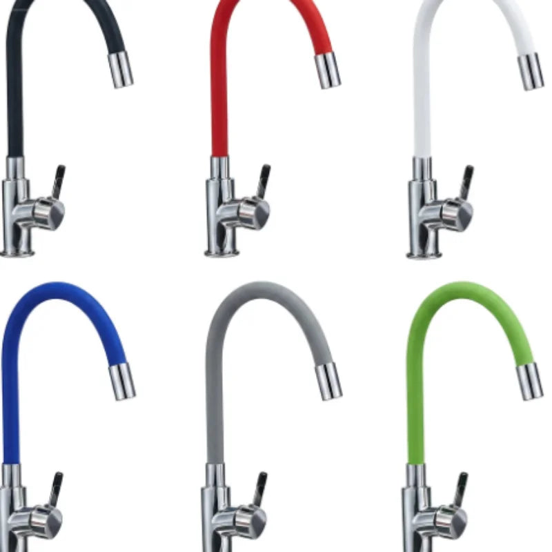 Grifo de Cocina Flexible con Giro 360° | Monomando