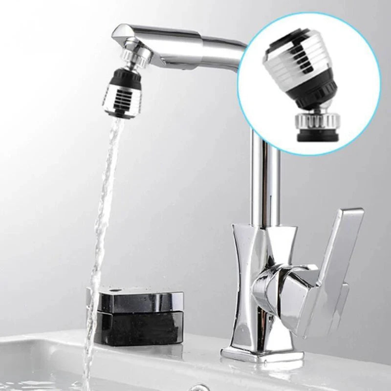 Extensor de Grifo Giratorio 360° con Filtro Antisalpicaduras | Ahorro de Agua