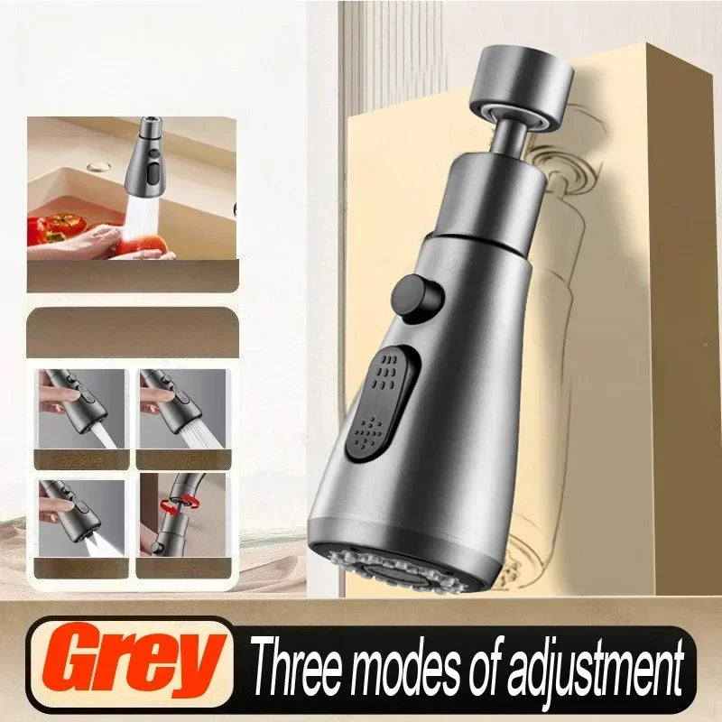 Extensor de Grifo Giratorio 360° con 3 Modos de Chorro